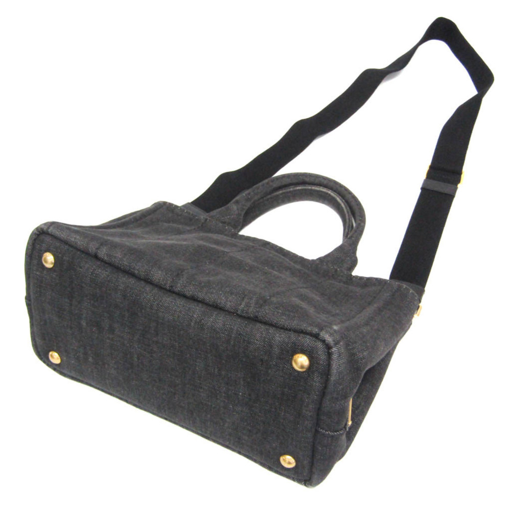 PRADA Black Canvas Shoulder Bag - Picture 3 of 16